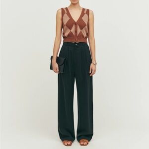 Reformation Mason Pant in black sz 6 NWT